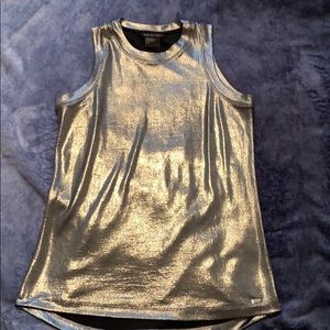 Armani exchange metallic shirt